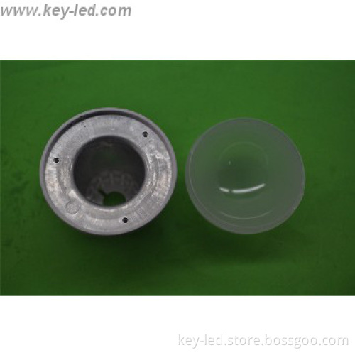 E27 9w LED bulb Spare Parts aluninum covered with PC
